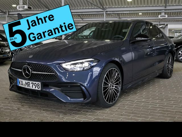 Mercedes-Benz C 220 d 4M AMG MBUX+360°+DIG-LED+Schiebedach+AHK