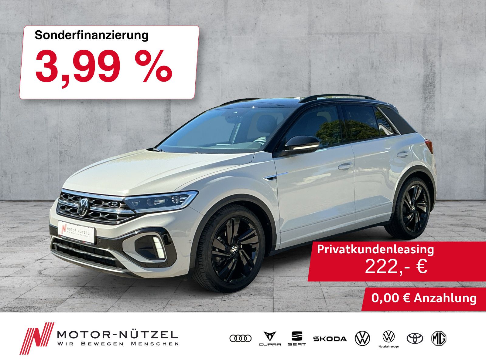 Volkswagen T-Roc 1.0 TSI R-LINE LED+PDC+ACC+AHK+LM