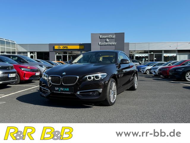 BMW 218 i Luxury Line Coupe Navi Memory Sitze LED Me