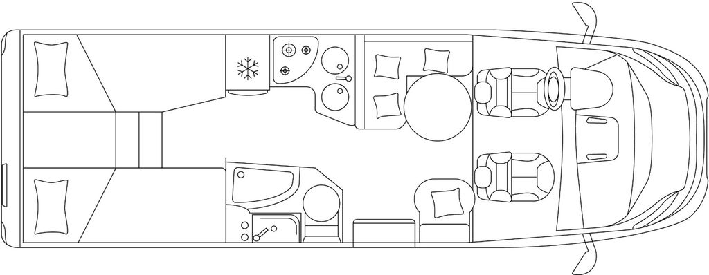 LAIKA Ecovip L 3019 Automatik+180PS+Ohne Hubbett+PTS