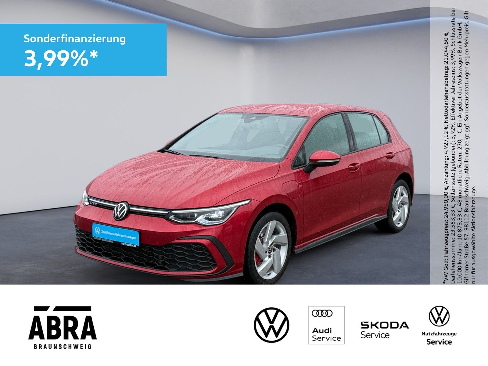 Volkswagen Golf VIII GTE 1.4 TSI eHybrid DSG NAVI+LED+APP+C