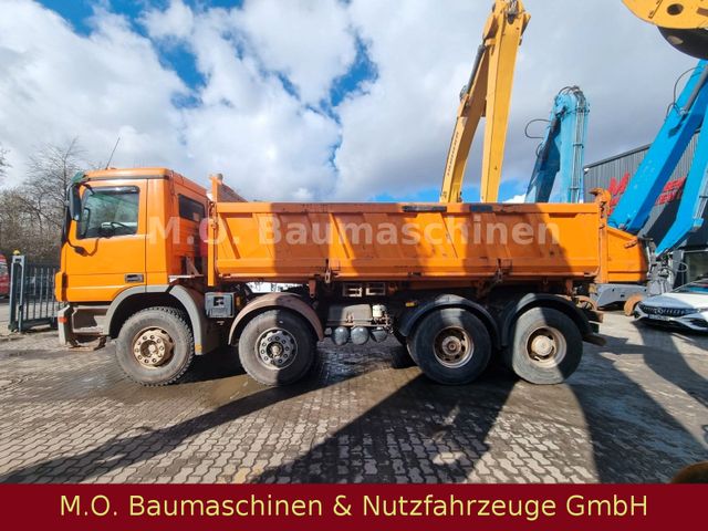 Mercedes-Benz Actros 3241/8x4/3- Seitenkipper/Bordmatik / AC/