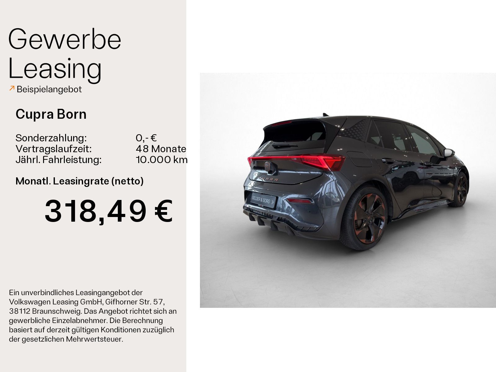Cupra Born 231PS 62kWh* RFK*Pano*ACC*LED*Navi*Sideassi imagem 2