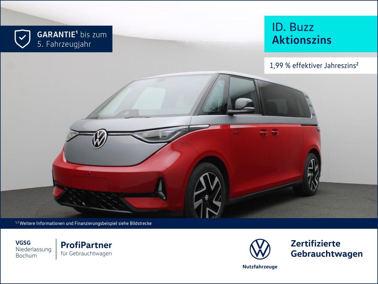 Volkswagen ID. Buzz GTX 4Motion AHK Klima Sitzhzg. Navi LED