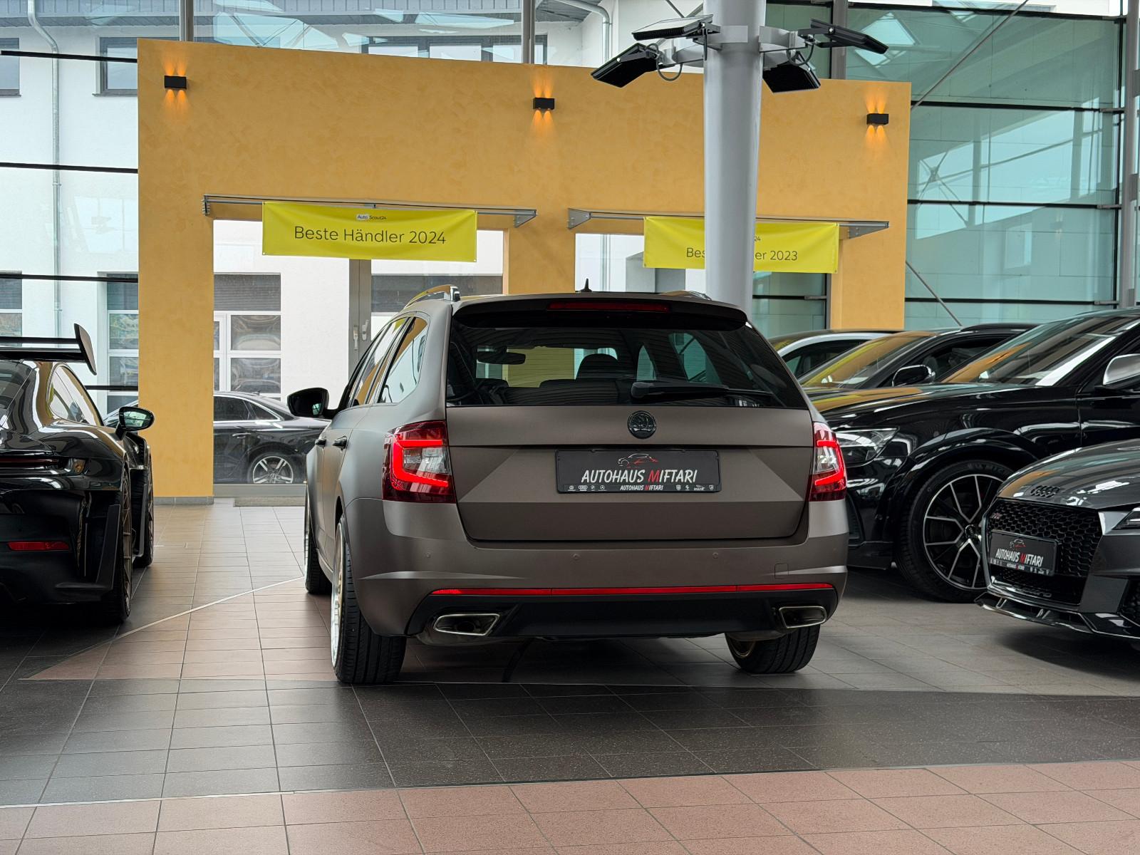 SKODA OCTAVIA COMBI RS 2.0 TSI DSG 230CH - BLACK DESIGN - JANTES BORBET - ENTRETIEN SKODA