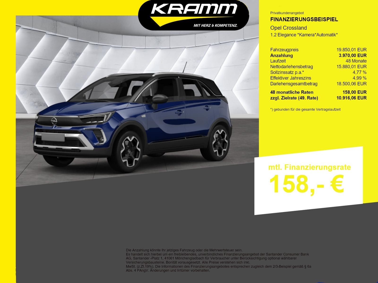 Opel Crossland 1.2 Elegance *Kamera*Automatik*