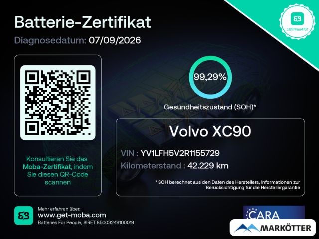Volvo XC90 T8 AWD Plus Dark Recharge ACC/AHK/StandH imagem 2