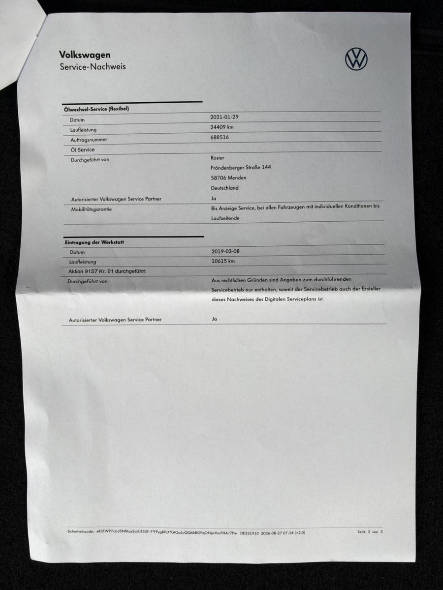 Volkswagen Touran 2.0 TDI, Highline, R-Line-Paket 1. Hand