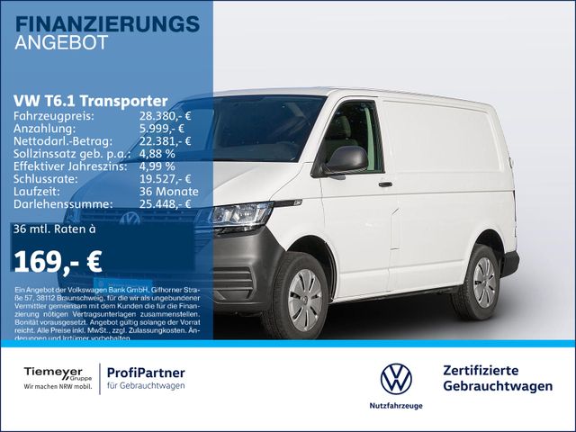 Volkswagen T6.1 Kasten 3-SITZE FLÜGELTÜREN ALLWETTER