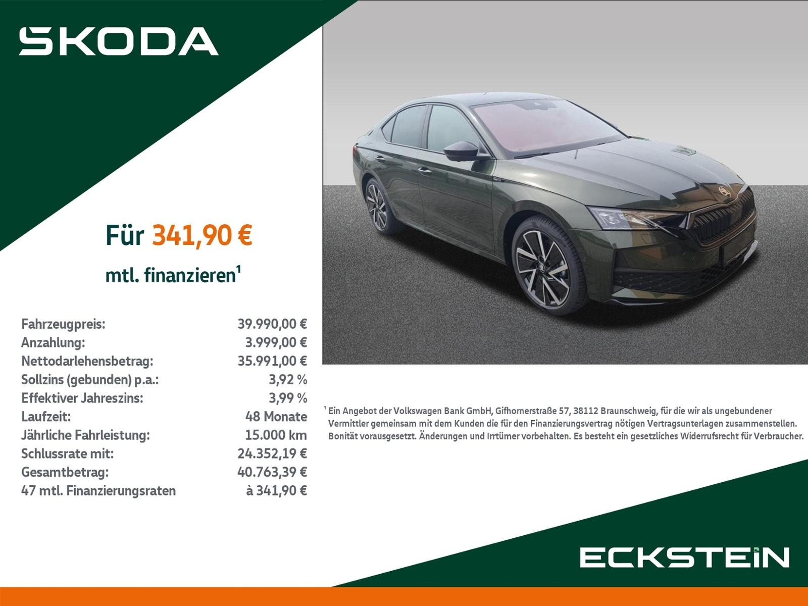 Skoda Octavia 1.5 TSI SportLine+Matrix+Winter+Fahras.