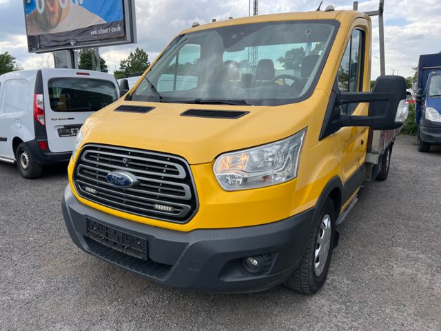 Ford Transit Pritsche 350 L3 Einzelkabine-Mit Krahn