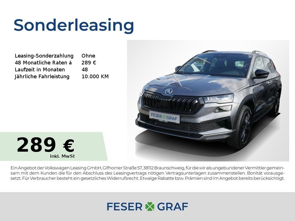 Skoda Karoq Sportline 1,5 TSI DSG NAVI,AHK,SHZ,RFK