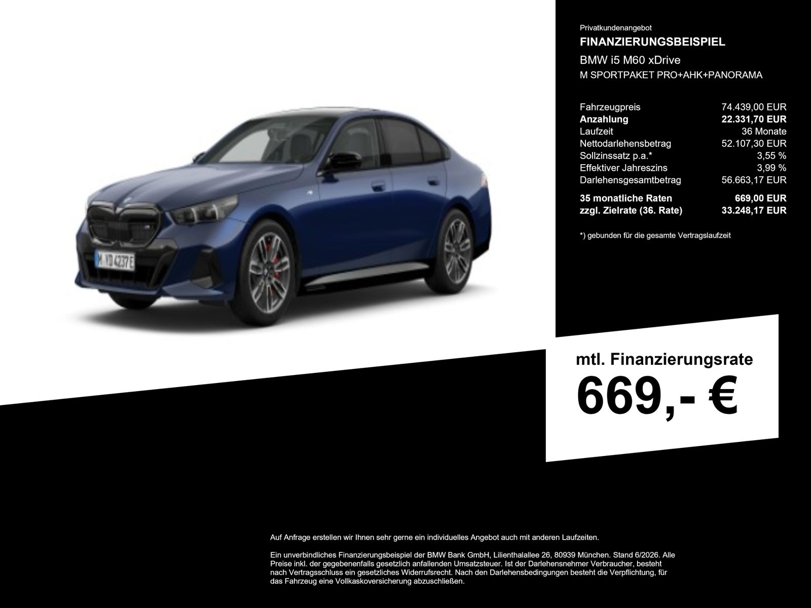 BMW i5 M60 xDrive M SPORTPAKET PRO AHK PANORAMA foto 2