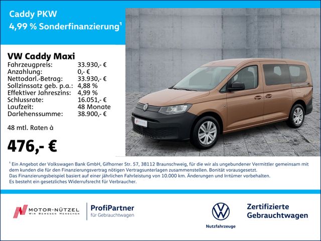 Volkswagen Caddy Maxi 1.5TSI DSG NAV+SHZ+RFK+MFL+DAB+STDHZG