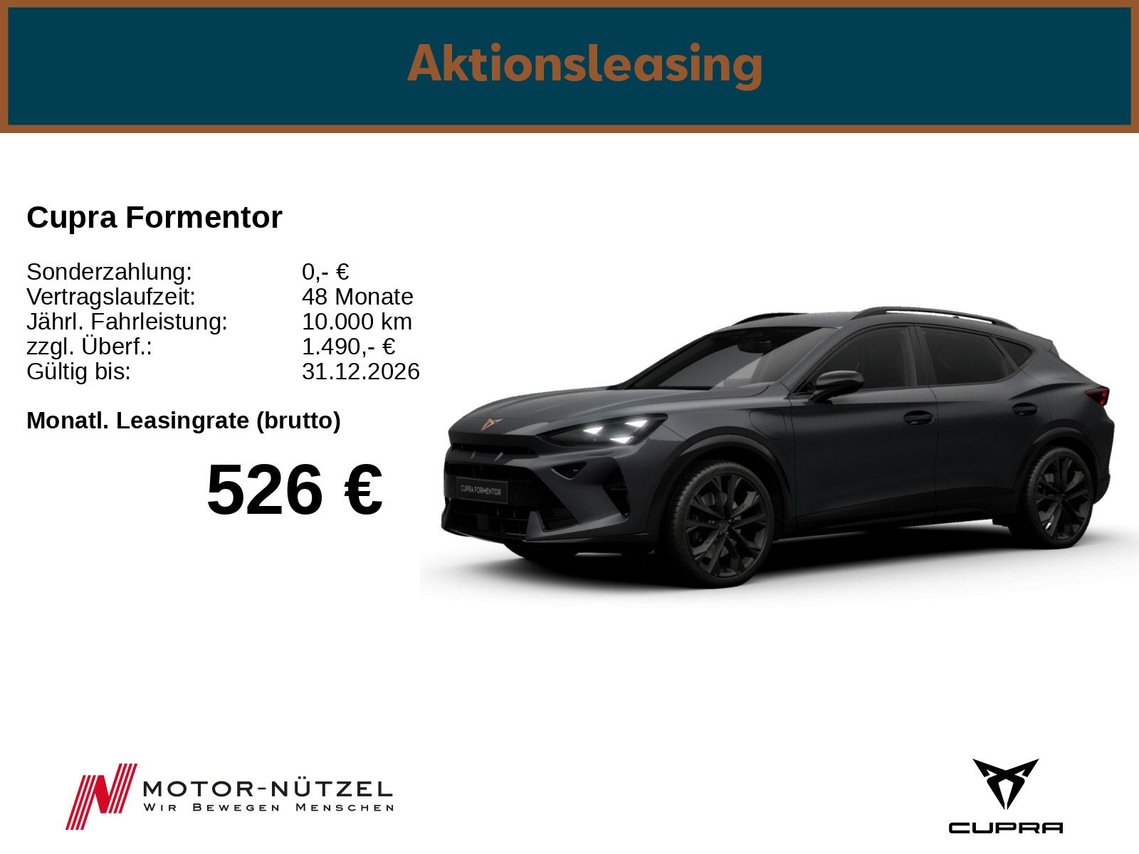 Cupra Formentor 1.5 e-Hybrid VZ 6-Gang DSG