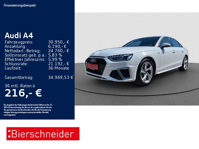 Audi A4 Lim 35 TFSI S-Line AHK LED CAM ACC NAVI 18