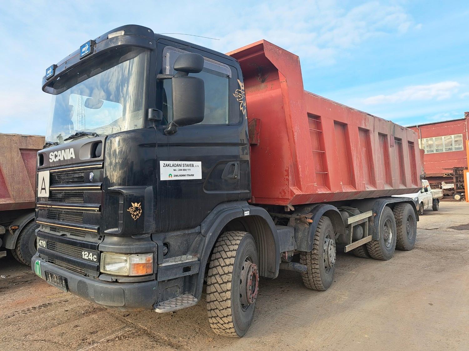 Scania R124/470 kipper 8x4
