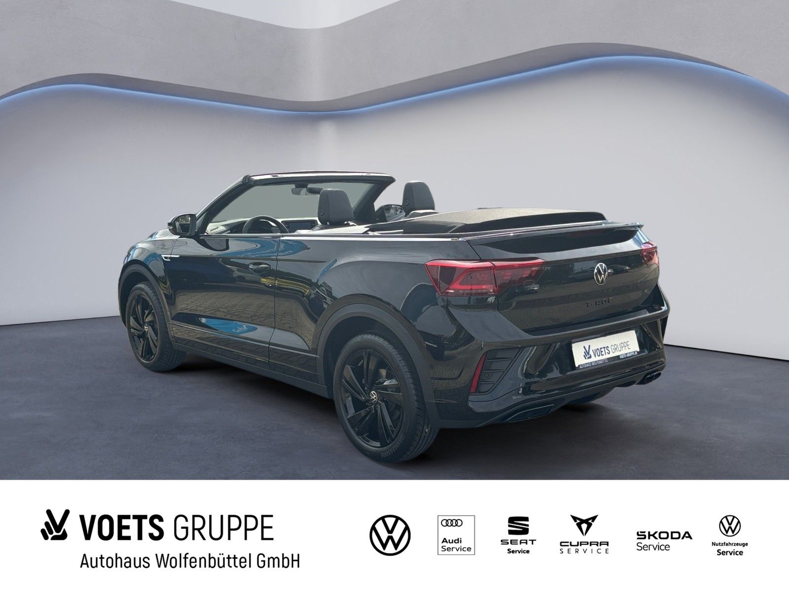 Volkswagen T-Roc Cabrio R-Line 1.5 TSI SOFORT AHK DSG BLACK imagem 3