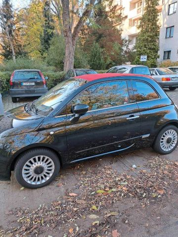 Fiat 500C S.S.A. rote Volllederausstattung...