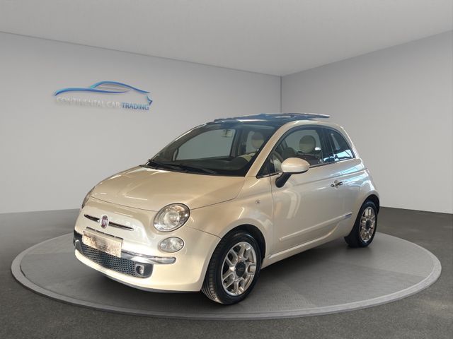 Fiat 500 1.2 Aut Exclusive Perlmutt Leder Panorama 1H