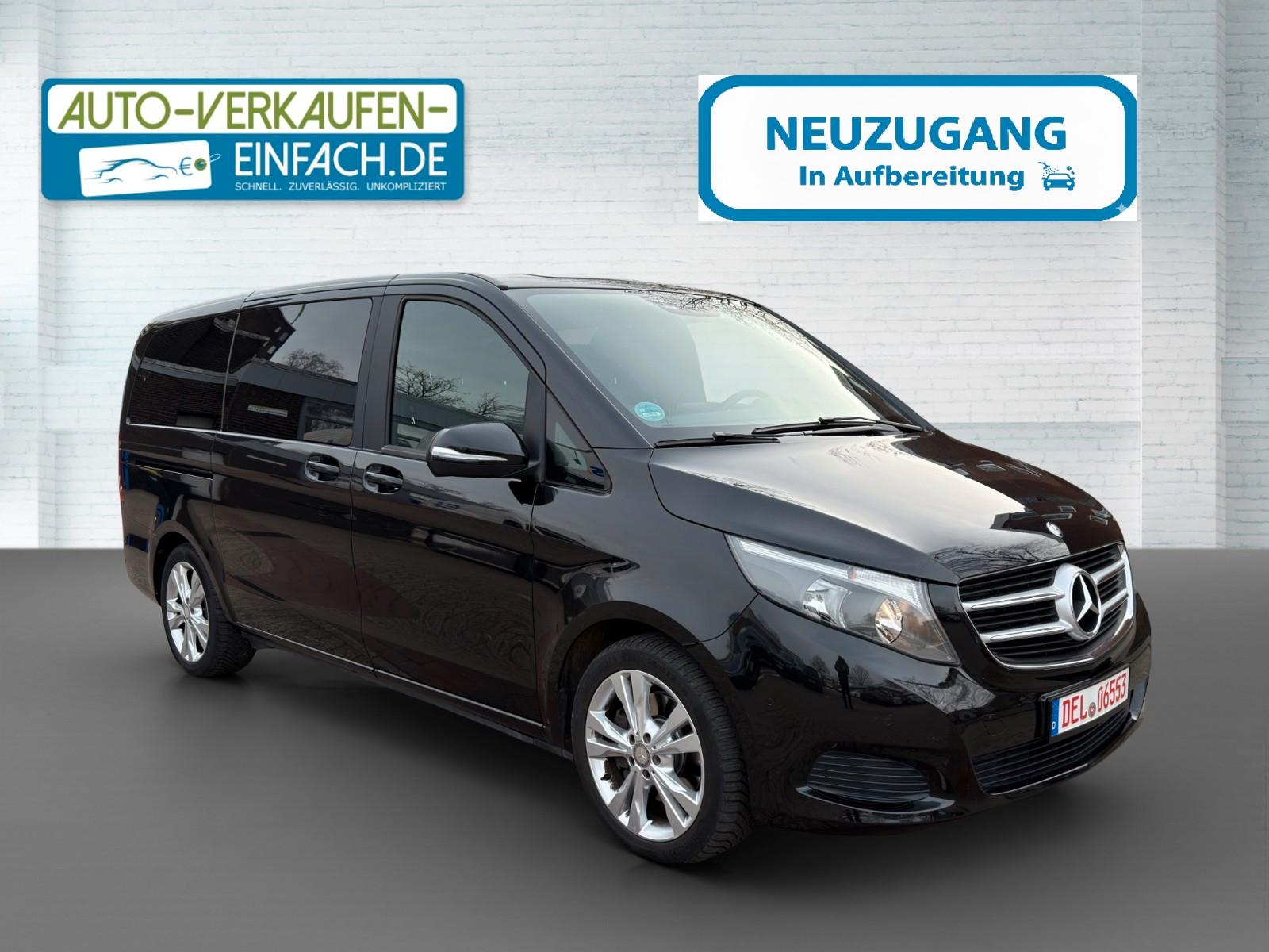 Mercedes-Benz V220d,Lang,Aut,8Sitze,RFK,Navi,AHK,SH,Leder