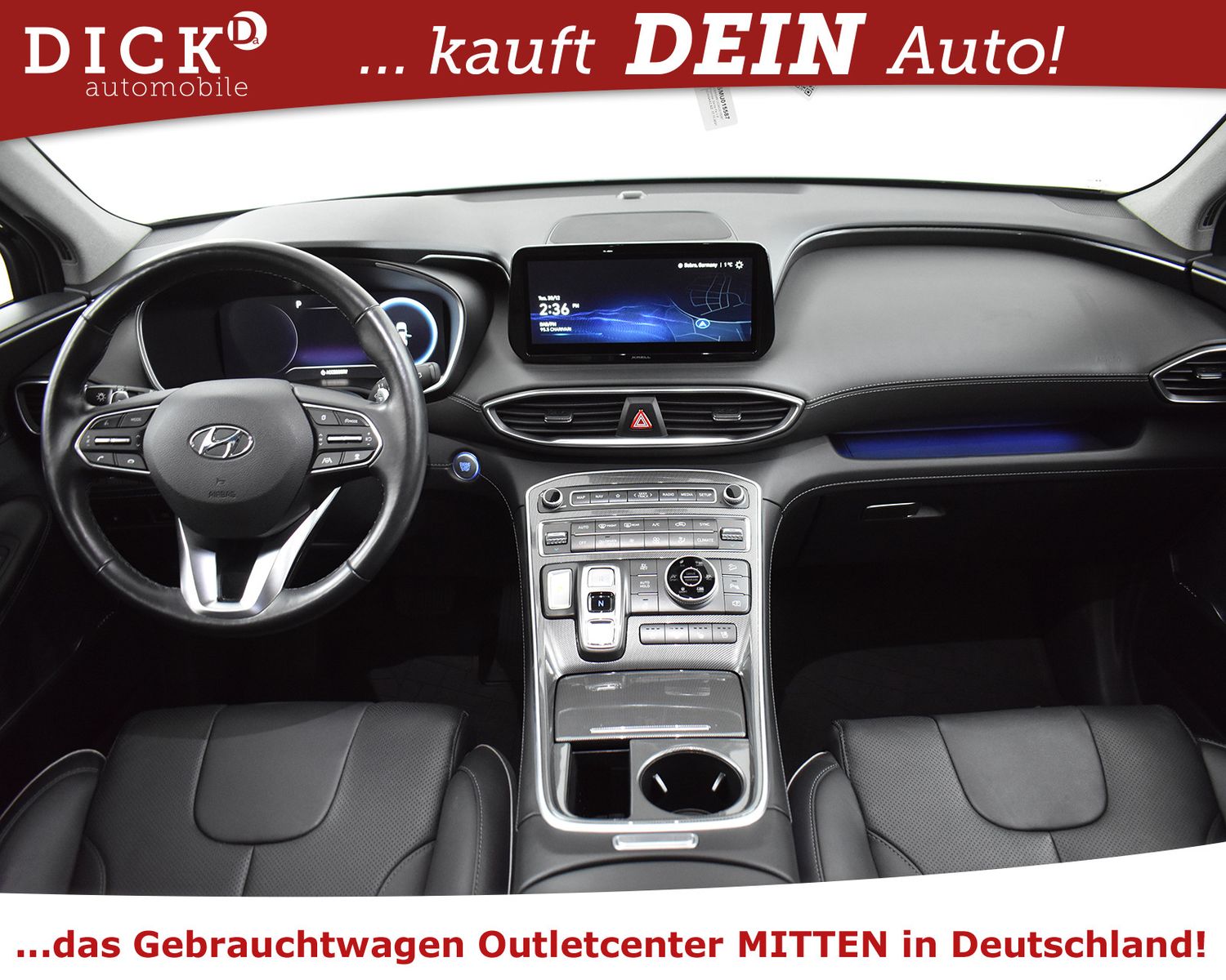 HYUNDAI Santa Fe 1.6 Hyb 4WD Prime PANO+MEMO+360+VOLL+ - Image 11