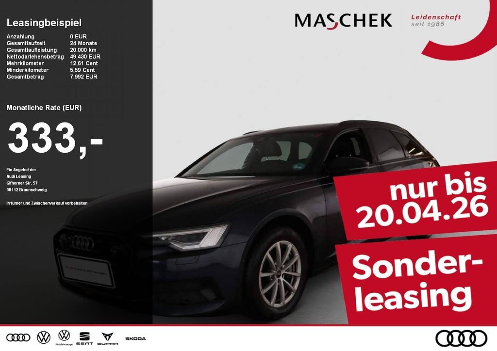 Audi A6 Avant advanced 45 TDI quat bis 20.04.! Sonder