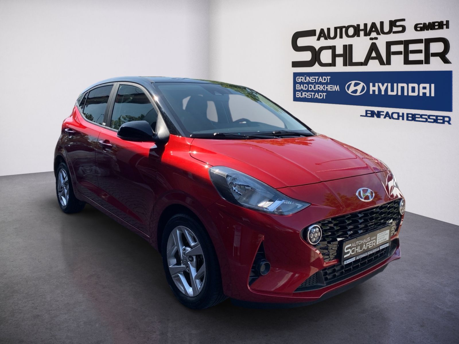 Fahrzeugabbildung Hyundai i10 1.2 PDC Navi Kamera 8Fach Bereift