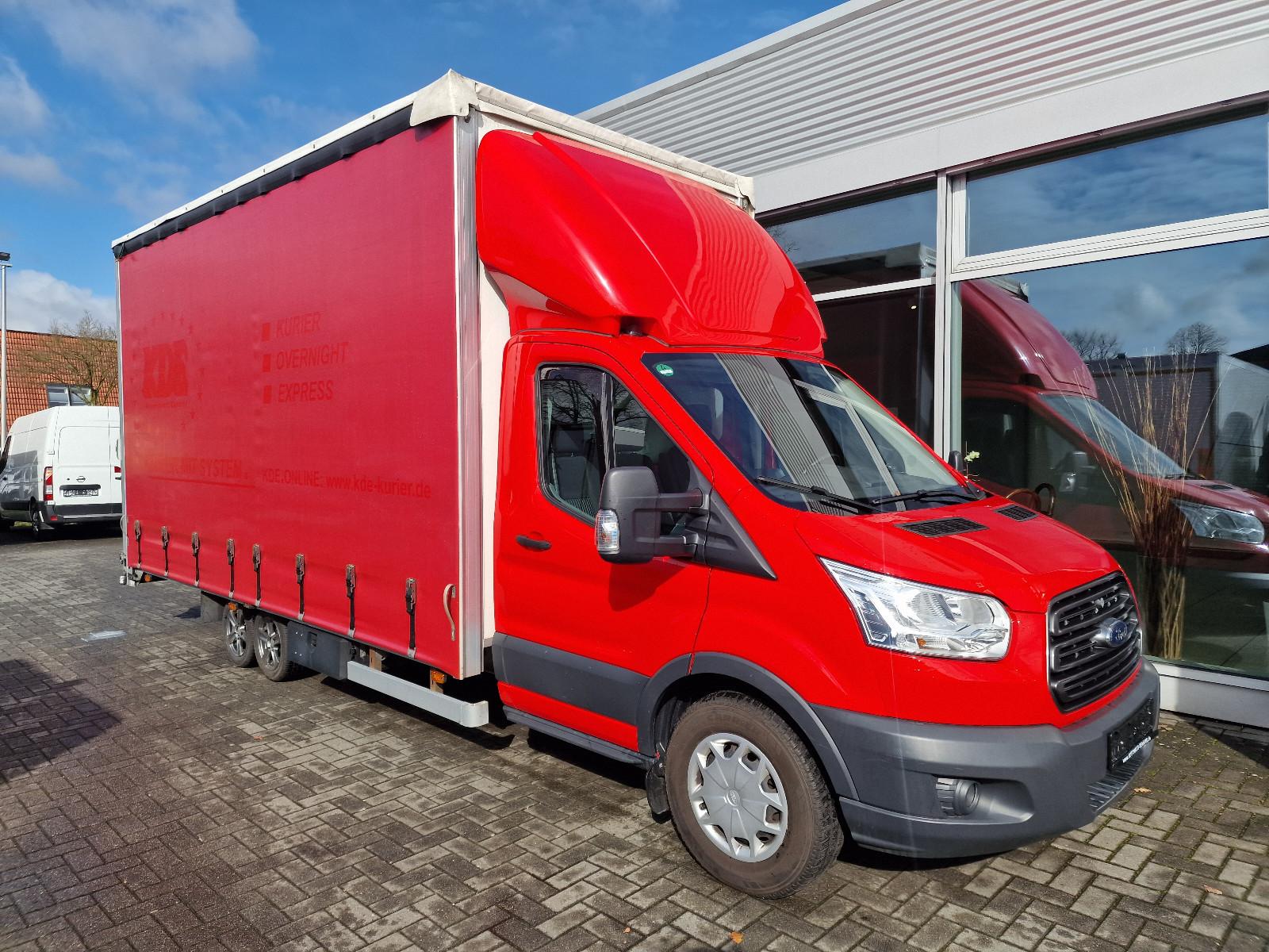 Ford Transit Autotransporter 3 Achser Schiebeplane
