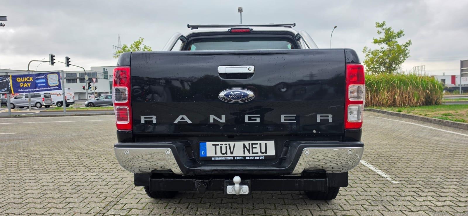 Ford Ranger Limited 3.2 TDCI 200ch - TVA Récupérable - Attelage - Entretien récent - Sièges éléctriques / chauffants