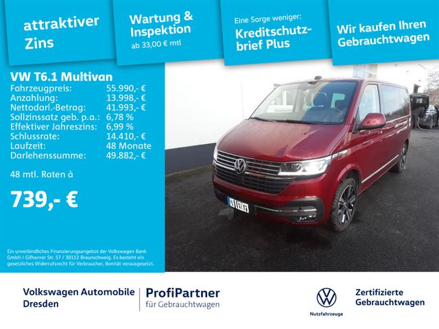 Volkswagen T6.1 Multivan Comf. GEN.SIX NAV LED STH AHZV ACC