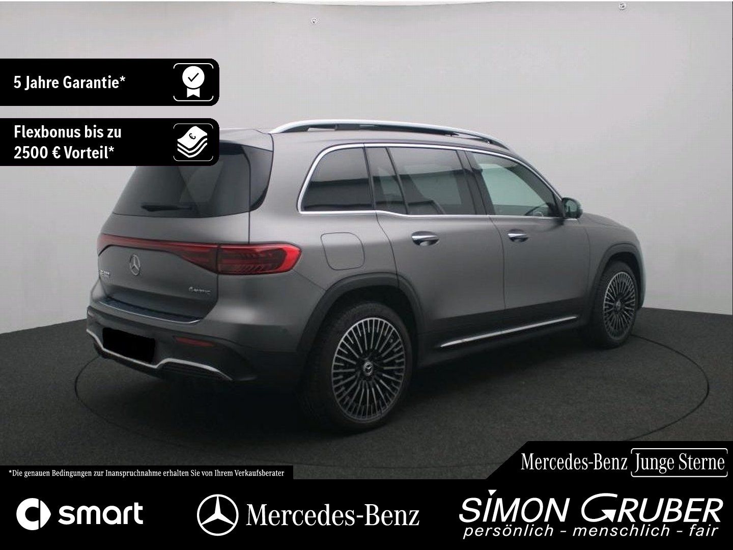 Fahrzeugabbildung Mercedes-Benz EQB 300 4M AMG Pano HUD Burm Fahrassist 7Sitze