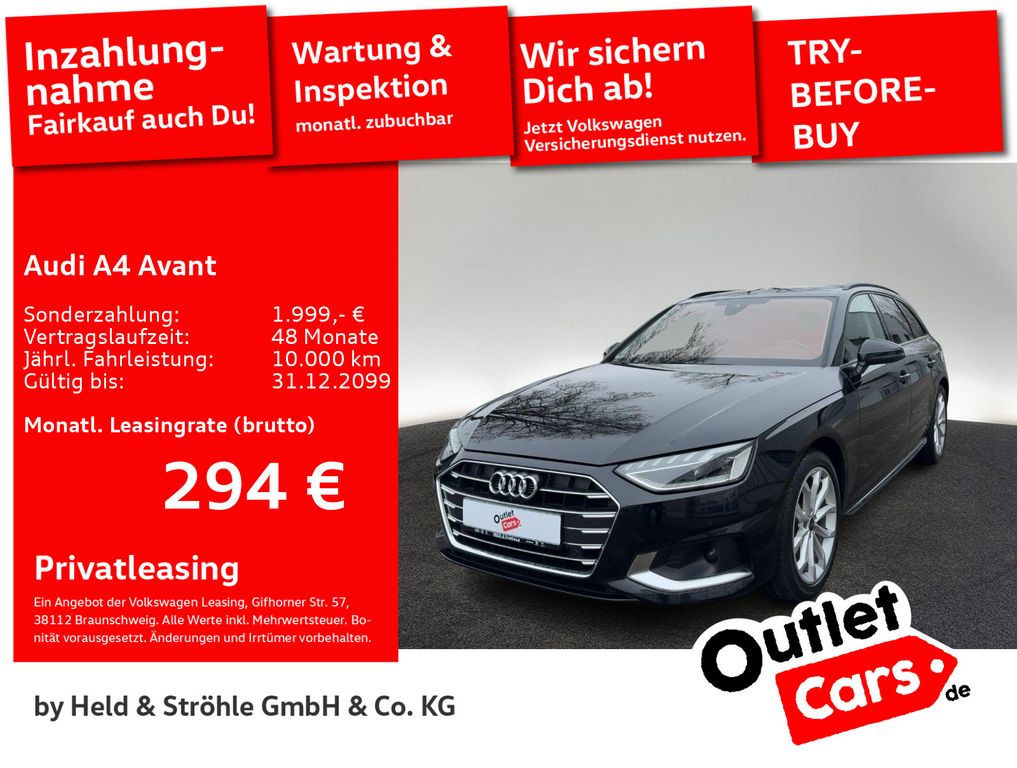 Audi A4 Avant advanced 35 TDI S tronic PANO HuD NAV+
