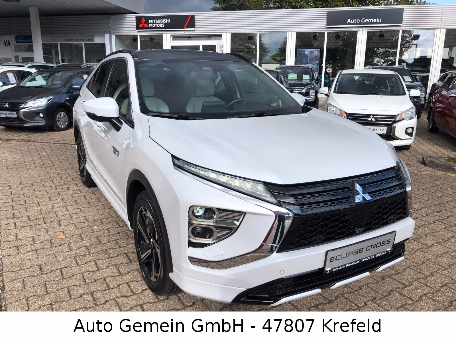 Mitsubishi Eclipse Cross Plug-in Hybrid TOP 4WD, Leder grau
