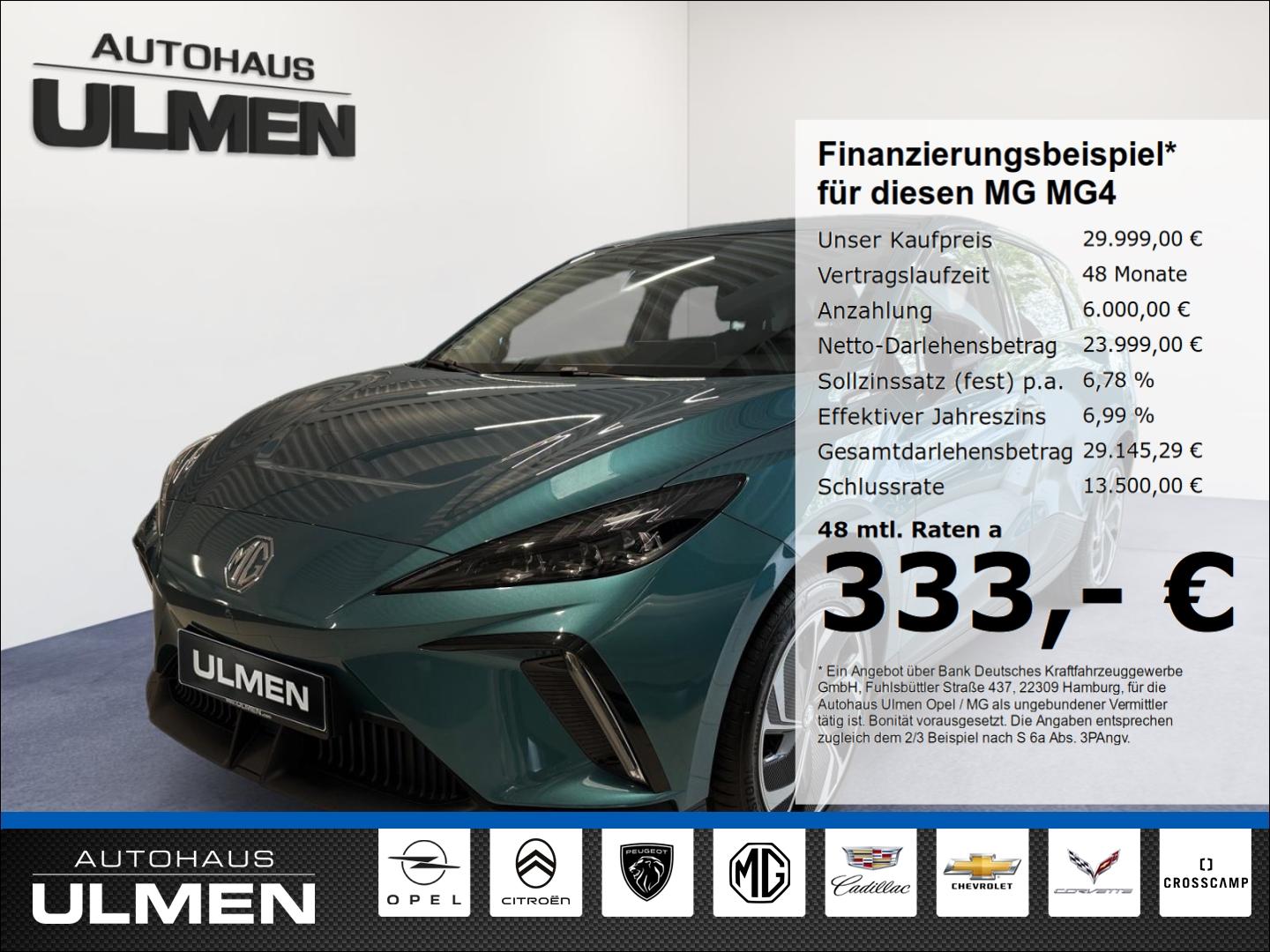 MG4 64 KW Premium Navi Digitales Cockpit 360 Kam