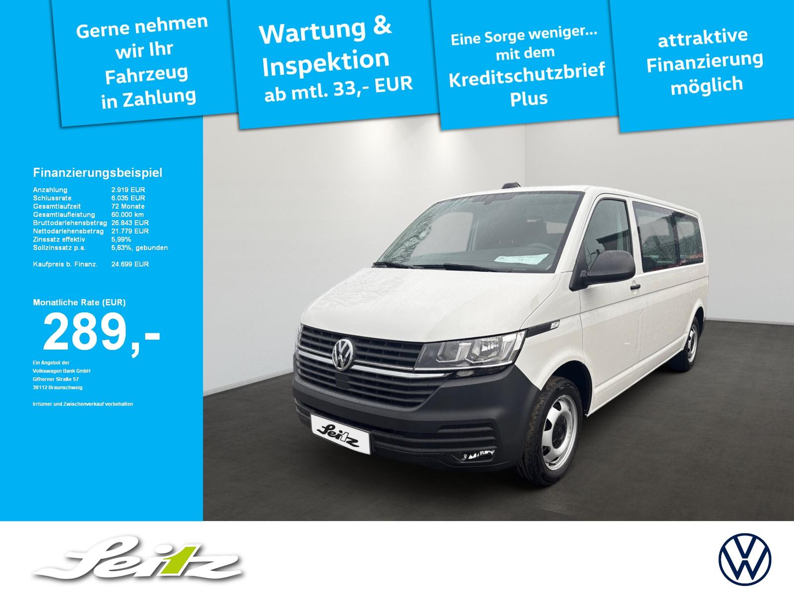 Volkswagen T6.1 Kombi 2.0 TDI LR *PARKSENSOR*SITZH*APPCON*