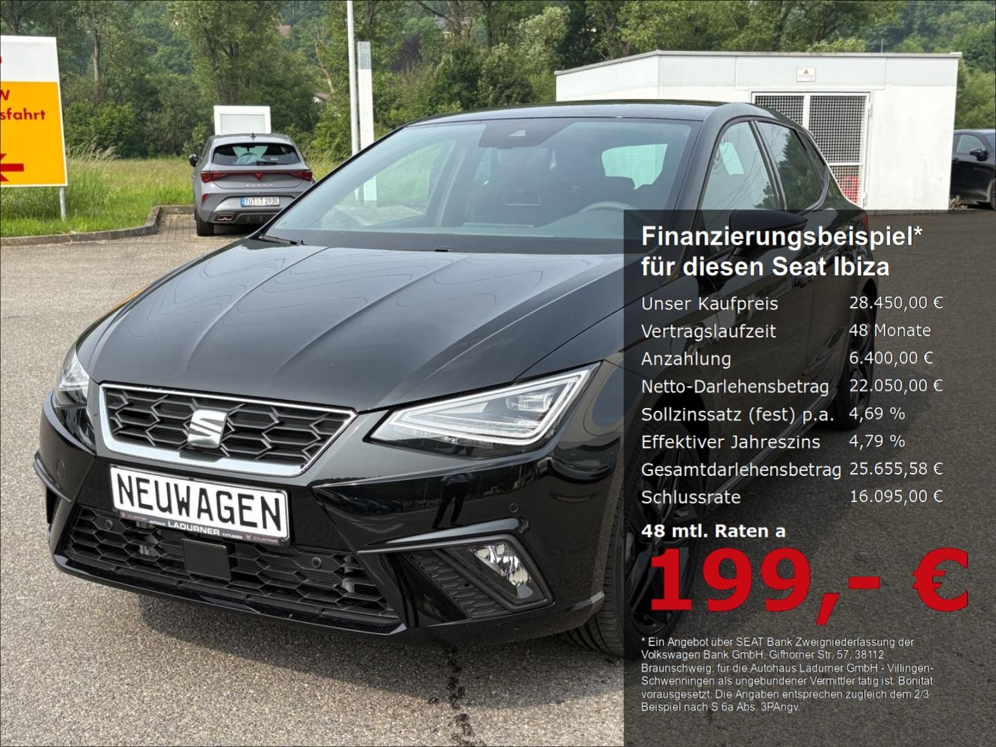 Seat Ibiza FR Black Edition 1.0 TSI *SHZ+RFK+KESSY*