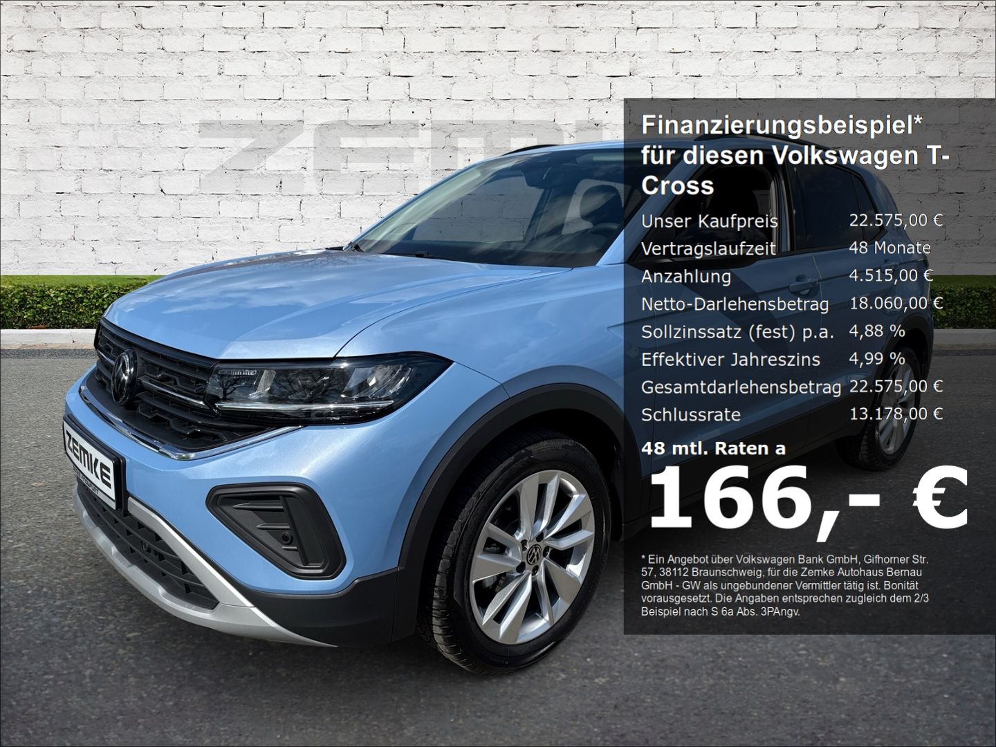 Volkswagen T-Cross 1.0 TSI Goal 3,99% Digitales Cockpit LED foto 1