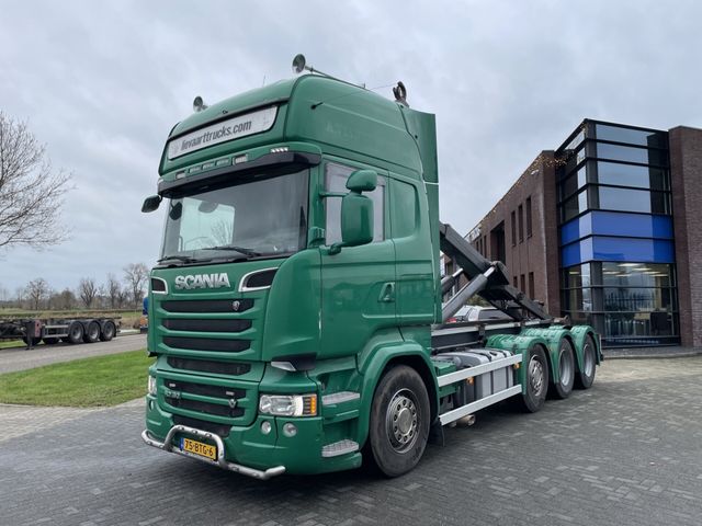 Scania R 730 V8 / 8x4 / Hooklift / Retarder / NL Truck