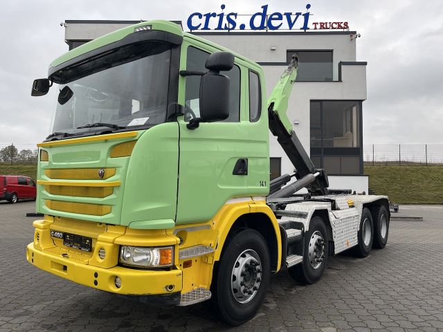 Scania G 450 8x4 Trösch Abrollkipper