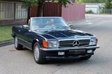 Mercedes-Benz 500SL R107 *904 Dunkelblau*Leder Dattel*Klima* - Mercedes-Benz 500 Oldtimer