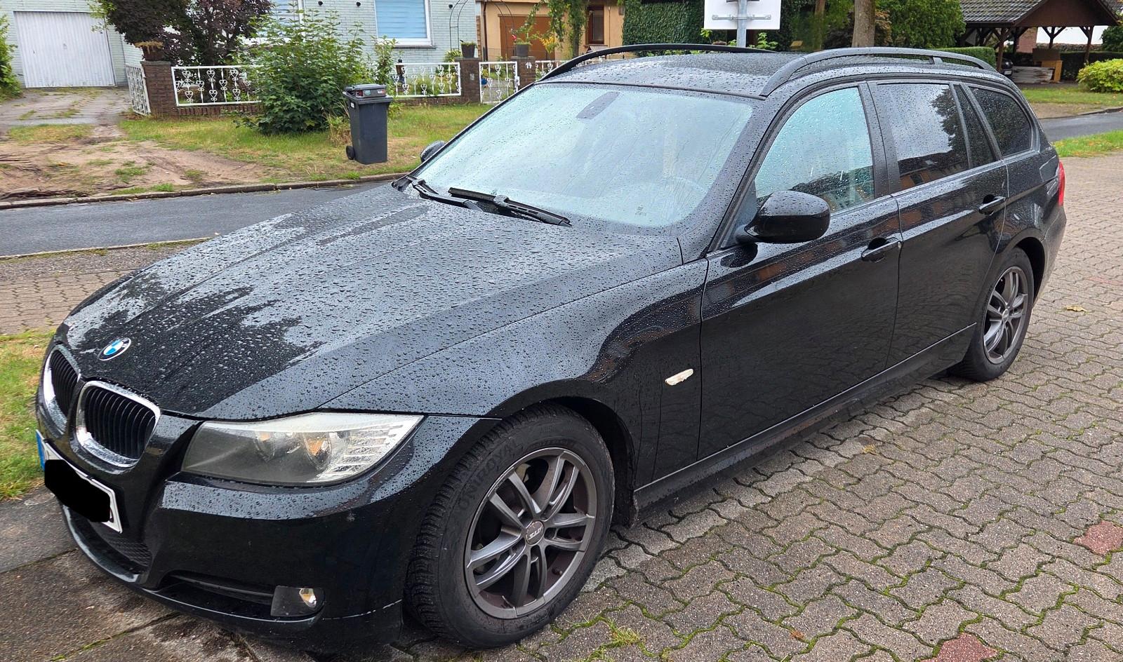 BMW 318 2009 — interior