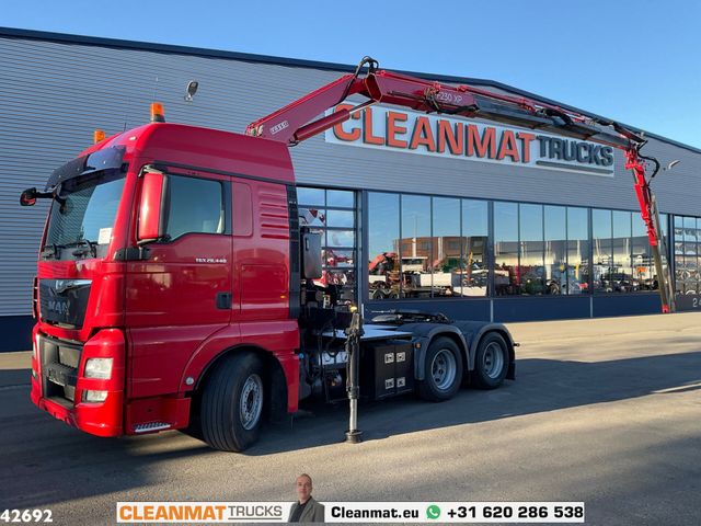 MAN TGX 28.440 Euro 6 Fassi 23 Tonmeter laadkraan +