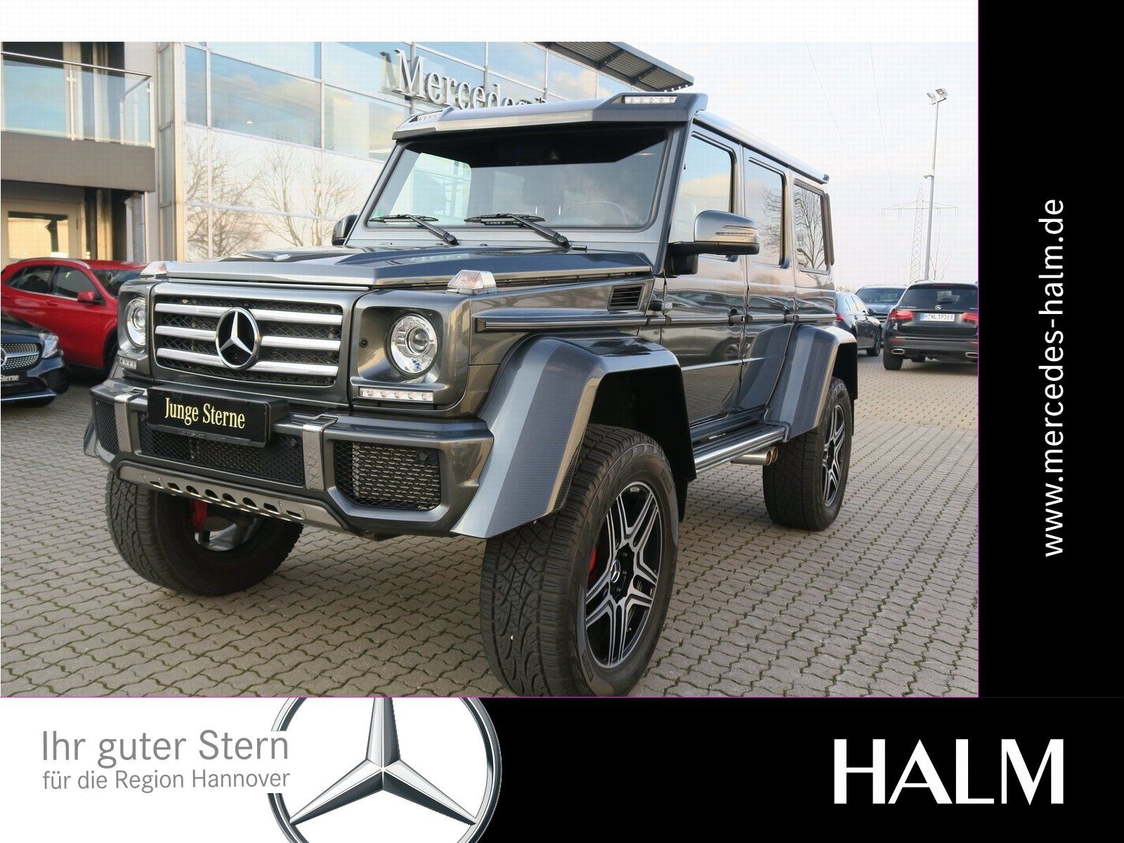 MERCEDES-BENZ G 500 4x4² Exclusiv Paket TV Standheizung 22"Alu