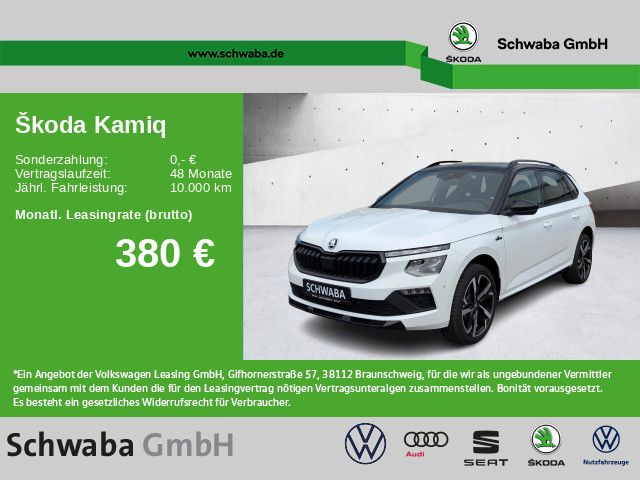 Skoda Kamiq Monte Carlo 1,5 TSI DSG *AHK*ACC*PANO*KAM*