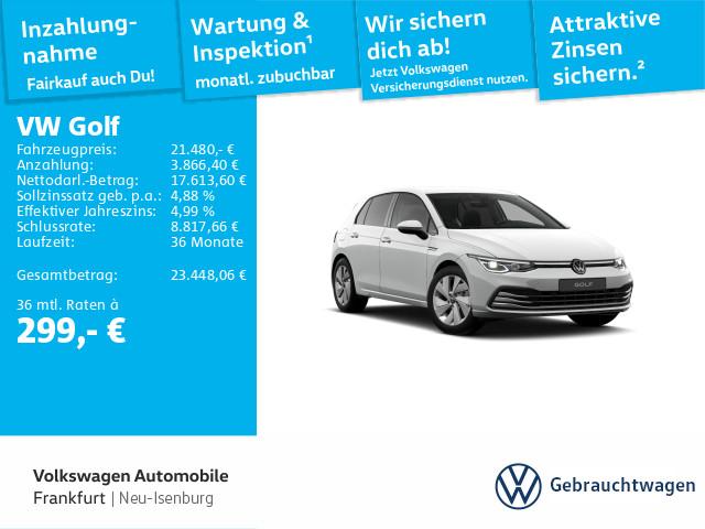 Volkswagen Golf 1.5 eTSI DSG STYLE NAVI*CARPLAY*LED+*, миниатюра 2
