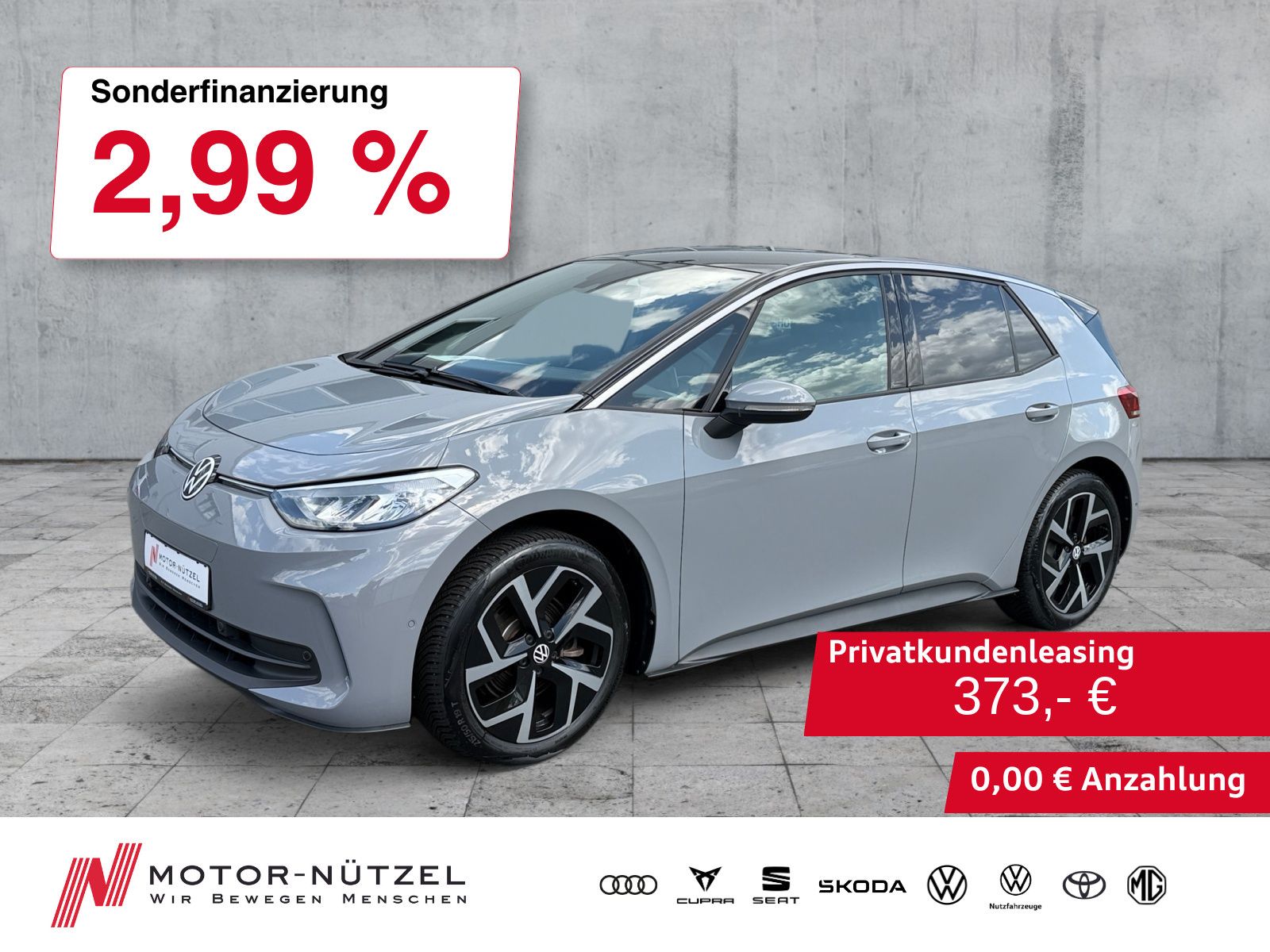 Volkswagen ID.3 150kW Pro MOVE LED+NAVI+APP+ACC+SHZ+RFK+DAB