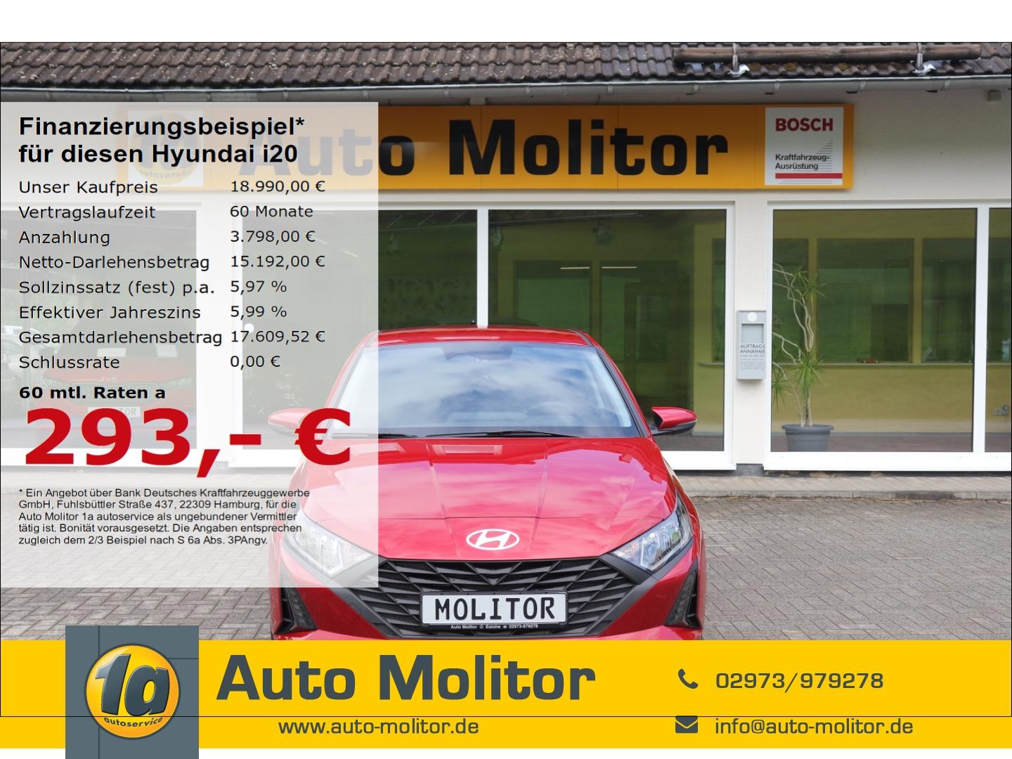 Hyundai i20 Trend  Navi Apple CarPlay Android Auto Musik