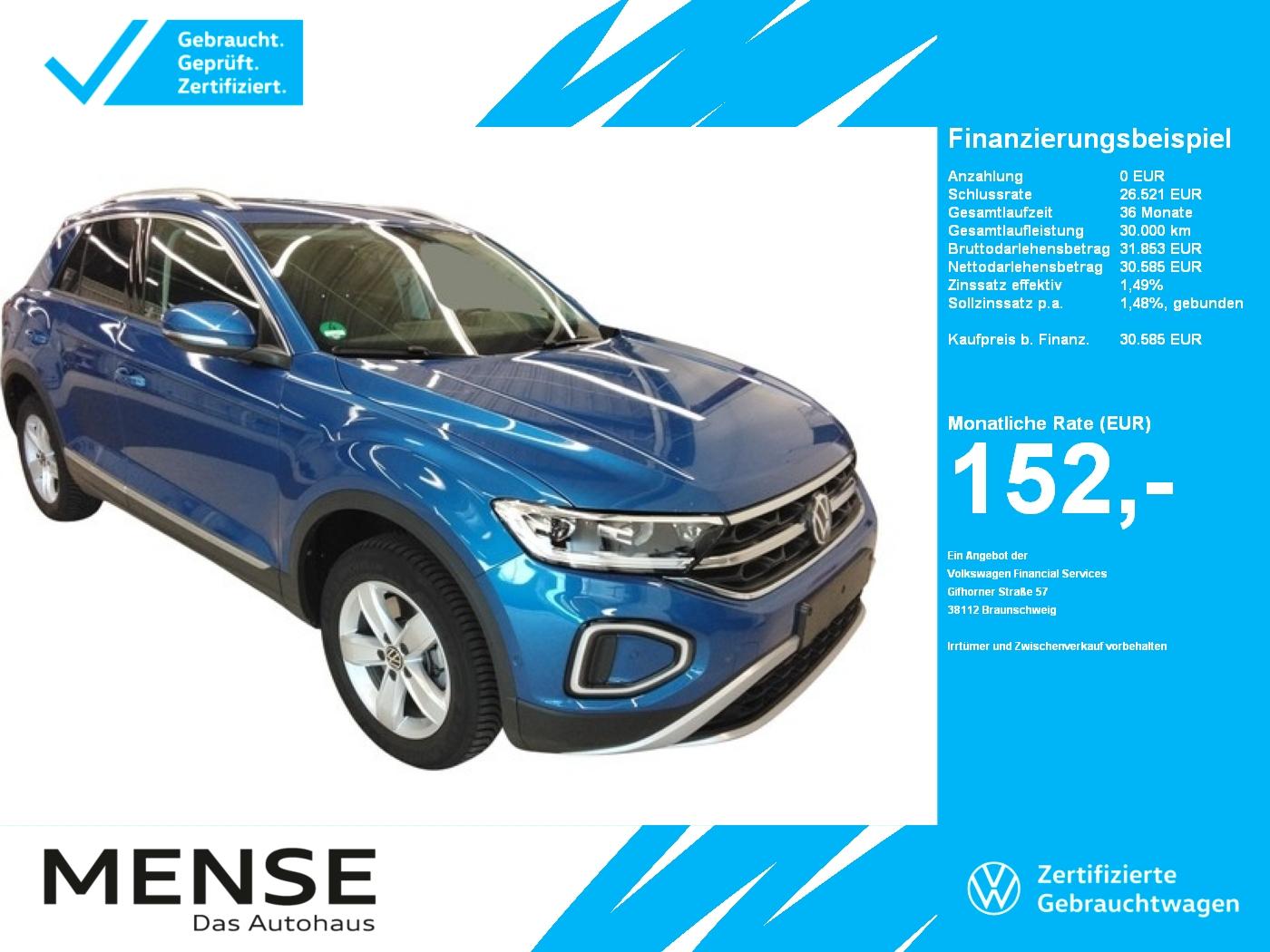 Volkswagen T-Roc 2.0 TDI DSG Style CarPlay AHK ACC LED Navi