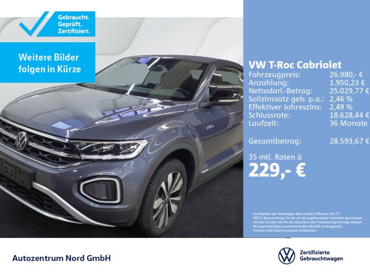 Volkswagen T-Roc Cabriolet 1.0 TSI Goal NAVI+LED+ACC+KAMERA